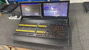 Console <span class=keywords><strong>de</strong></span> contrôle d'éclairage DMX à double écran tactile <span class=keywords><strong>de</strong></span> 15,6 pouces avec 6 sorties DMX <span class=keywords><strong>pour</strong></span> les concerts, les théâtres, les événements sur scène - Product Image 2