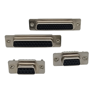 Connecteur D-sub Marvtech DB9 DB15 DB25 DB37 à double rangée, type femelle, 9/15/25/44 pôles, droit, à rivets 6.0 - Product Image 5