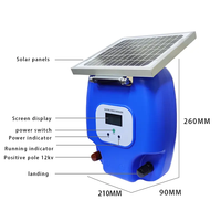 Chargeur de clôture électrique solaire Tianwang TW-P9, sortie 10KV, 2W, pour bovins, moutons, chèvres, résistant aux intempéries, transformateur durable