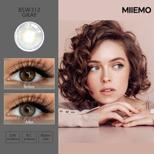 <span class=keywords><strong>Lentilles</strong></span> de contact colorées grises naturelles, confortables et <span class=keywords><strong>souples</strong></span> pour usage quotidien - Product Image 3
