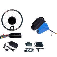 Kit de conversion de vélo électrique XRH 250W 300W 500W 1000W 1500W 2000W 3000W 5000W avec jantes MTX 27,5'' 29'' et pneus larges, et batterie de vélo électrique 72V