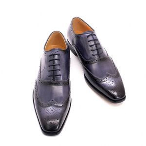Chaussures habillées en cuir pour hommes, mocassins souples à bout pointu, chaussures de ville formelles, chaussures décontractées plates, mocassins de mode - Product Image 2