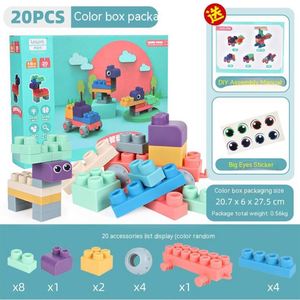 Juegos de Bloques de Construcción Suaves para Niños, Bloques de Construcción de Silicona STEM, Bloques de Juego Grandes y Suaves para Niños - Product Image 6