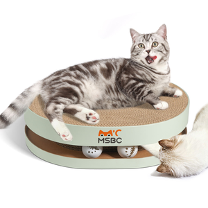 Bestseller Pet Products 2025 Katzen spielzeug Cat <span class=keywords><strong>Scratcher</strong></span> mit Spielball aus Papier Umwelt freundliche Kratz bäume & <span class=keywords><strong>Scratcher</strong></span> - Product Image 5