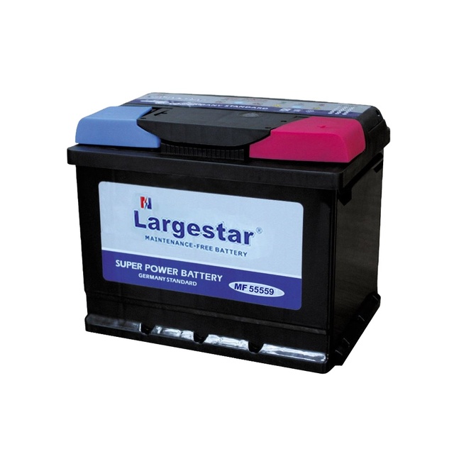 Largestar Lead Acid Automotive Battery MFDIN55 MF55559 12V 55AH Car Starting Battery