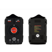 Détecteur de radar de voiture avec alarme de vitesse, 16 bandes complètes X K NK Ku Ka Laser Anti-Laser, version anglaise et russe, détecteur unidirectionnel