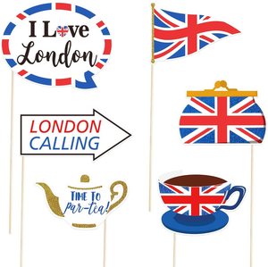 2021 Креативные украшения для романтической вечеринки в Лондоне, реквизит для фотобудки с разъемом Союза - Product Image 3