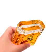 Bouteille de pulvérisation en verre plat vide de luxe bouteille de diffuseur de roseau d'huile essentielle 100ml bouteille de parfum à sertir