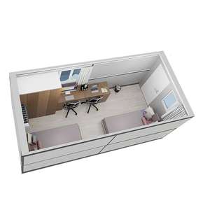 आवास और कार्यालय उपयोग के लिए उच्च गुणवत्ता वाले फोल्डेबल और मोबाइल प्रीफैब्रिकेटेड जेड तह कंटेनर हाउस - Product Image 3