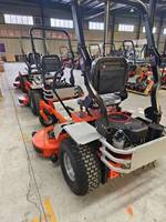 803cc entièrement automatique professionnel assis zéro tour 48 pouces tondeuse à gazon 12V de qualité industrielle