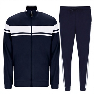 Custom Logo Heavyweight Autumn Mens Tracksuit Set Wholesale Private Label Men Sportswear Jogging Suits 2 Piece - Product Image 1