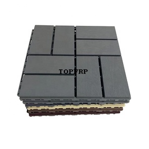 Durable Outdoor Interlocking <b>Plastic</b> Deck <b>Tiles</b> for Patio Balcony Terrace Courtyard Flooring - Product Image 2