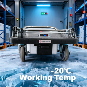 Nhiệm Vụ Nặng Nề Điện Nhựa Có Thể Gập Lại Nền Tảng Xe Đẩy 300Kg Khả Năng Tải Có Thể Gập Lại Giỏ Hàng 4 Bánh Xe Tay Công Nghiệp Xe Tải - Product Image 3