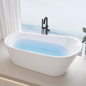 Baignoire inclinée en acrylique moderne de luxe Baignoire <span class=keywords><strong>inclinable</strong></span> autoportante pour la maison ou la villa Hôtel Vente directe d'usine - Product Image 3