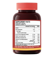 Gummies Riches en Fer Multivitamines pour l'Estomac Folate Vitamine C Zinc Complexe B Vitamine B6 Vitamine B12 Saveur Énergie Immunité Antioxydant