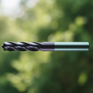 Fresa de carburo estándar Ttake Ta1410, helicoidal de 30 grados, 4 filos, serie extra larga, recubierta con Nano TiAln - Product Image 3