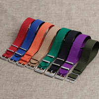 Bracelet de montre Perlon tressé en nylon Offres Spéciales, plusieurs couleurs, 14mm, 16mm, 18mm, 20mm, 22mm, 24mm