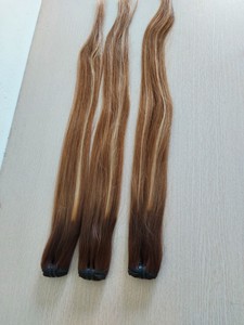 Envío rápido, calidad garantizada, extensiones de cabello humano virgen vietnamita recto de hueso con mechones destacados incluidos - Product Image 2