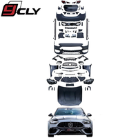 Kit de carrosserie de pare-chocs de voiture CLY pour mercedes-benz classe C W205 mise à niveau W206 C63 AMG Kits de carrosserie avec diffuseur de grille de pare-chocs avant arrière