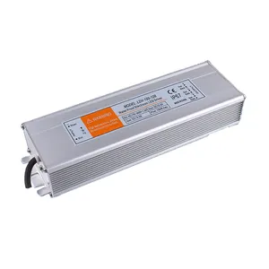 LED waterproof power supply 150W 110V 220V AC to 12V 12.5A 24V DC IP67 single output switching power supply
