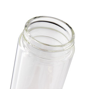 Bouteille d'eau en verre ronde à Double paroi, avec filtre en acier inoxydable et sans BPA, avec couvercle en bois étanche, <span class=keywords><strong>infuseur</strong></span> à thé, avec manches - Product Image 5
