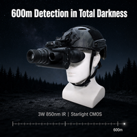 Meilleures ventes : Lunettes de vision nocturne 4K, étanches IP65, lampe tactique avec SOS, portée de 600 m dans l'obscurité totale, en stock