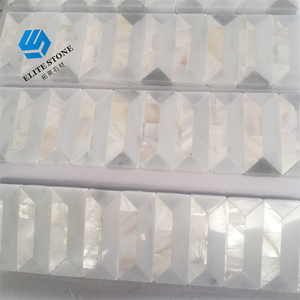 Sàn Đá Cẩm Thạch Ý Thiết Kế Viền Trang Trí Tường Khảm Đá - Product Image 4