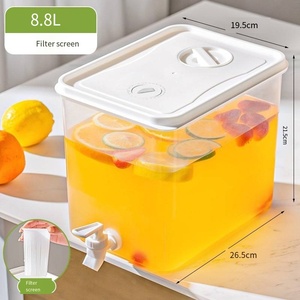 Ensemble de bocaux de rangement en plastique grande capacité 8,8 L, récipients alimentaires portables sans BPA pour la cuisine - Product Image 2