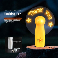 Conception et personnalisation gratuites de ventilateurs électriques portables à LED, cadeaux pour événements de club ou cadeaux promotionnels publicitaires.