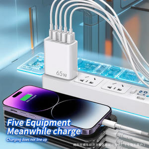 Groothandel 65W PD snelladers adapters EU US UK USB-C lader draagbare mobiele telefoonlader snelladen voor mobiele telefoons - Product Image 3