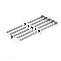 Séparateur d'aimant de grille magnétique en néodyme de qualité alimentaire de 10 pouces avec des aimants amovibles faciles à nettoyer