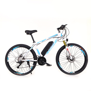 <span class=keywords><strong>Bicicleta</strong></span> Eléctrica de Montaña para Adultos, con Horquilla de Suspensión de Disco, de Acero de Alto Carbono, 26 Pulgadas, 36V8A250W, Alta Calidad, Precio Directo de Fábrica - Product Image 2