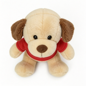 Peluche de Perro Personalizado con Camiseta Roja, 31cm-50cm, Juguete de Peluche Suave para Bebés y Niños Pequeños, Unisex - Product Image 3