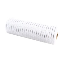 Décorations de Noël transfrontalières en stock de Chine : Accessoires modernes et simples pour sapin de Noël, attaches en maille, rubans colorés