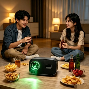 En stock, projecteur LCD A10, Android 13, projecteur intelligent, cinéma maison portable, 2G+16G, projecteurs portables les plus vendus - Product Image 3