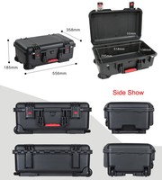 OEM & ODM Valise à roulettes personnalisable en PP & EVA étanche en plastique dur pour ordinateur de jeu avec mousse personnalisée