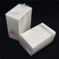 Serviettes personnalisées avec logo Serviettes en papier blanc Airlaid 1ply pour fête de mariage