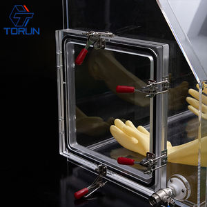 Caja de guantes de prueba de laboratorio Gas inerte transparente que agrega material químico Física, caja de guantes de acrílico PMMA de funcionamiento de Biología - Product Image 3