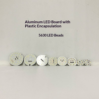 Composants d'ampoules LED SMD Premium à alimentation directe, boîtier en aluminium recouvert de plastique et pièces de rechange pour perles de lampe LED