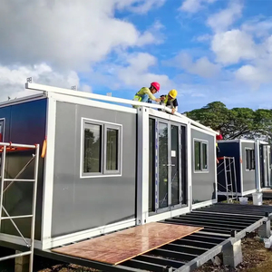 Mini casa contenedor portátil prefabricada estrecha personalizada, casas modulares expandibles para edificios de oficinas y centros comerciales a la venta - Product Image 5