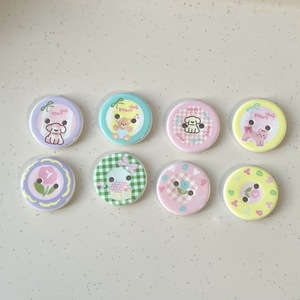 <span class=keywords><strong>Bouton</strong></span> artisanal en colle crème, motif fleur de cerisier de dessin animé mignon, pour la décoration de vêtements, de coiffures et de chaussures - Product Image 3