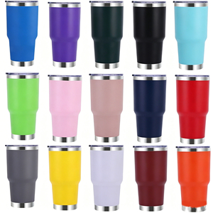 Vaso Térmico de Acero Inoxidable con Recubrimiento en Polvo de 20/30 oz, con Logotipo Personalizado, para Viajes y Actividades al Aire Libre - Product Image 1