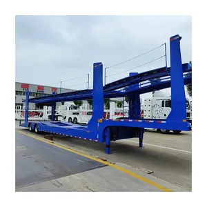 High Quality Low Price 2 3 4 Axles Low Bed Trailer Car Carrier Semi Trailer