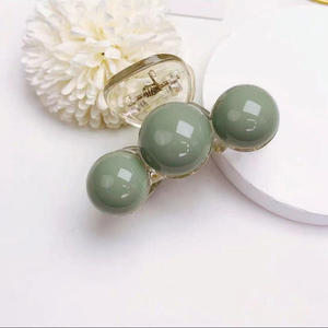 Horquilla para el Cabello con Diseño Geométrico Verde, Creativo y Único, Estilo Simple y Lujoso para Mujer, Venta al Por Mayor, 2026 - Product Image 5
