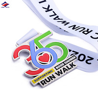 Longzhiyu 17 ans fabricant de médailles de marathon en métal en gros médailles de rotation en alliage de zinc médailles de sport de course à pied personnalisées