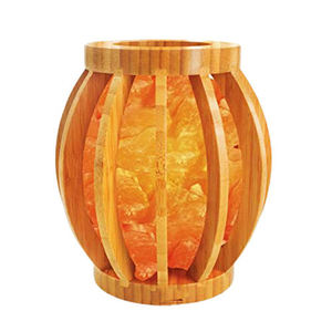 Round Himalayan Salt Lamp with Carved Iron Basket Modern Home Decoration Natural Craft Pink Rock Salt Chunks - Product Image 5