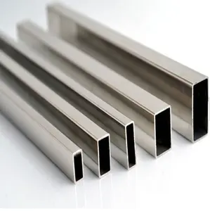 Factory Price 201 304 316 Square Rectangular Stainless Steel Tube 304 Welded Material Steel 316 Stainless Steel Pipes