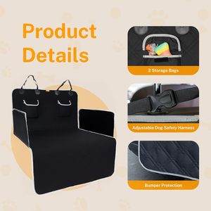 Hot Sale Wasserdichter zusammen klappbarer Anti-Dirty <span class=keywords><strong>Dog</strong></span> Car Trunk Cover Oxford <span class=keywords><strong>Pet</strong></span> Autos itz bezug Umwelt freundlicher Kofferraums itz bezug - Product Image 3