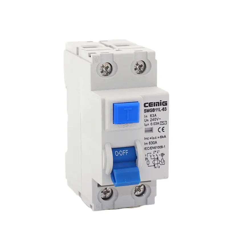 CEMIG 2019 Neuer 2P RCCB Fehlerstrom schutzsc halter RCD Elektro magnetisches Gerät 16A-63A 30mA 100mA 300mA 500mA