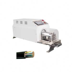 Machine à dénuder électrique semi-automatique pour câbles, grande pince à dénuder rotative pour équipement de fabrication de câbles - Product Image 1